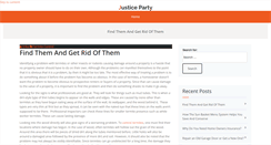 Desktop Screenshot of justicepartyct.org